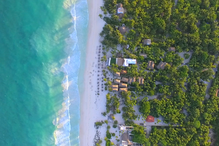 Tulum beach, tulum jungle, Sian Ka'an Los Amigos Beach, Los Amigos Tulum